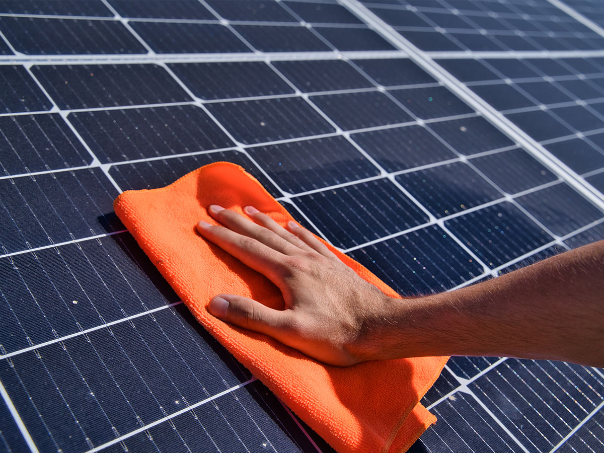 Essuyage de panneaux solaires Mérignac